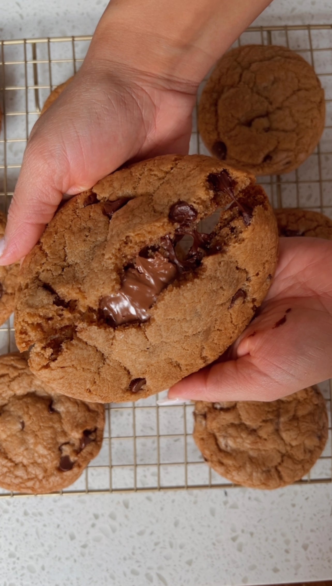 Nutella-Stuffed Cookie